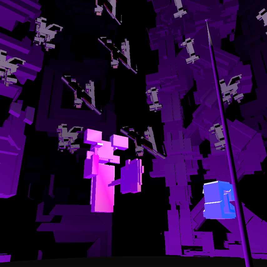 Kinetic Art Labs purple blocks