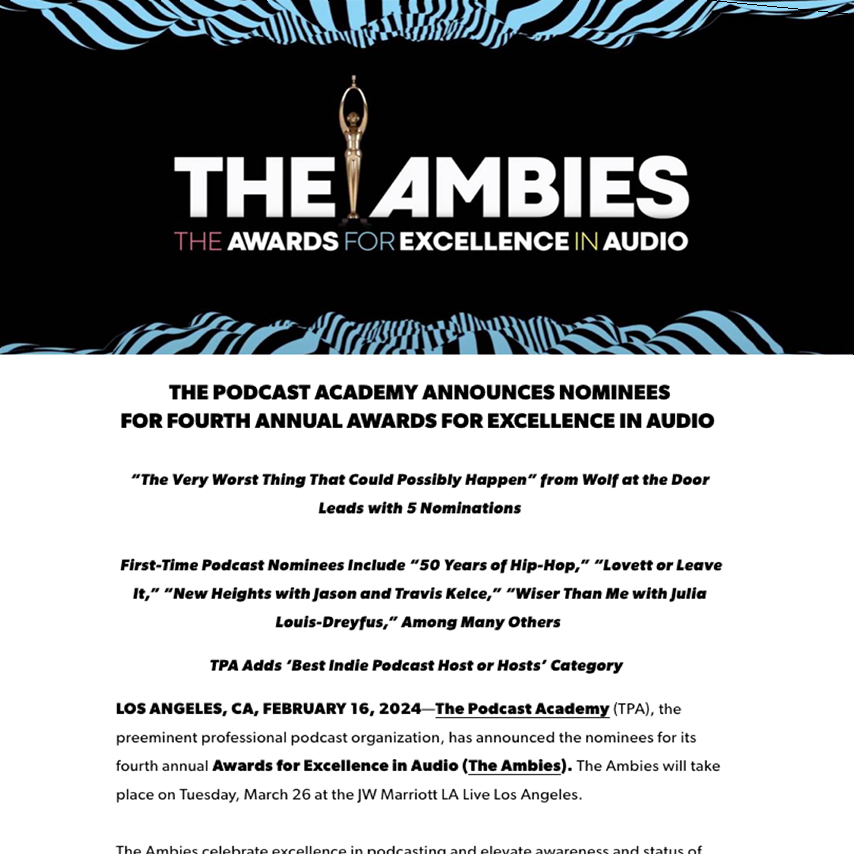 The Ambies - Novel